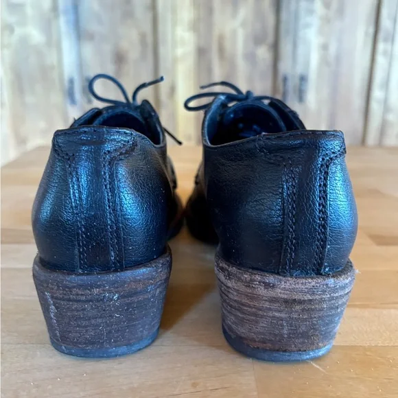 Frye Oxford Leather Loafers-Black - Picture 5 of 6